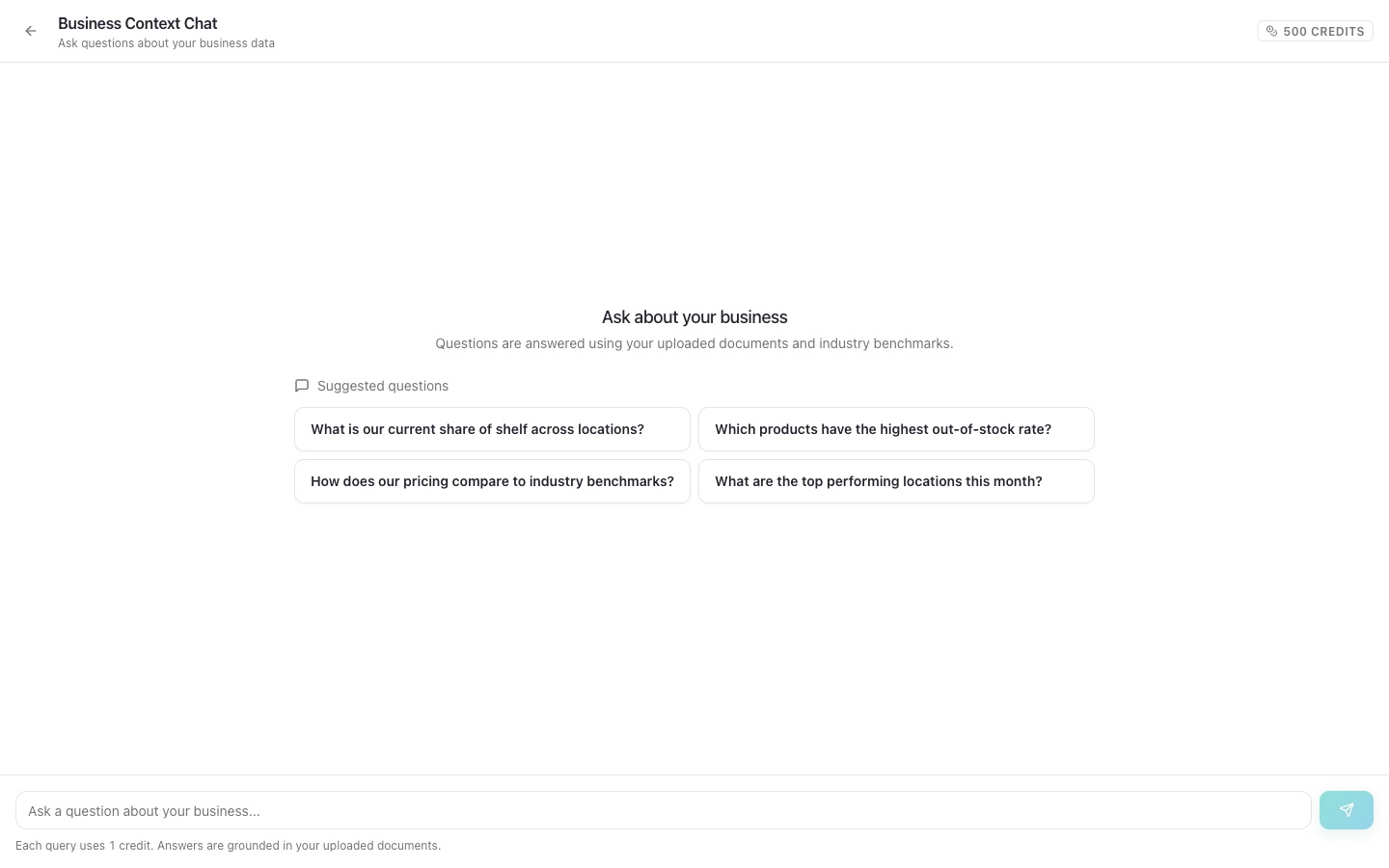 AI business context chat